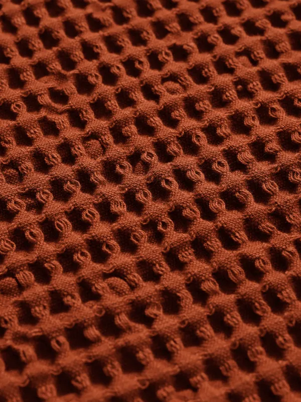 Organic Badehåndklæde 70x140 cm Brown Clay