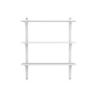 Levi Seinähylly 90 cm Medium Messinginvärinen / White Stained Saarninvärinen