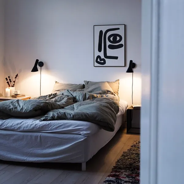 AJ Vegglampe Svart