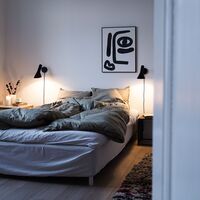 AJ Vegglampe Svart