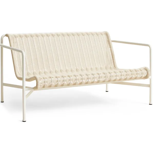 Palissade Cord Loungesofa Cream White