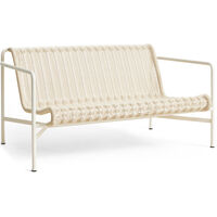 Palissade Cord Loungesofa Cream White