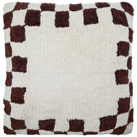 Chess Putetrekk 50x50 cm Brun/Off-white