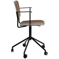 Mono Black Swivel adjustable/armrests Oak Smoked
