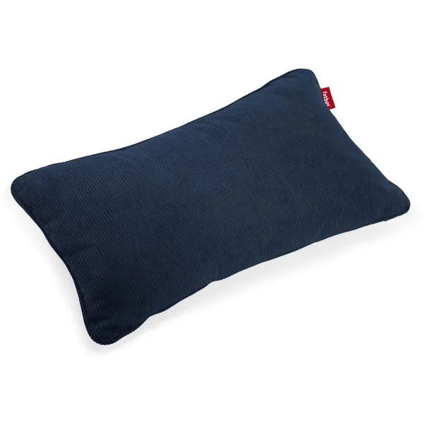 Recycled King Cord Kudde Deep Blue