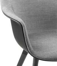 Bat Spisebordsstol Betrukket Forside / Plastbase Remix 3 152