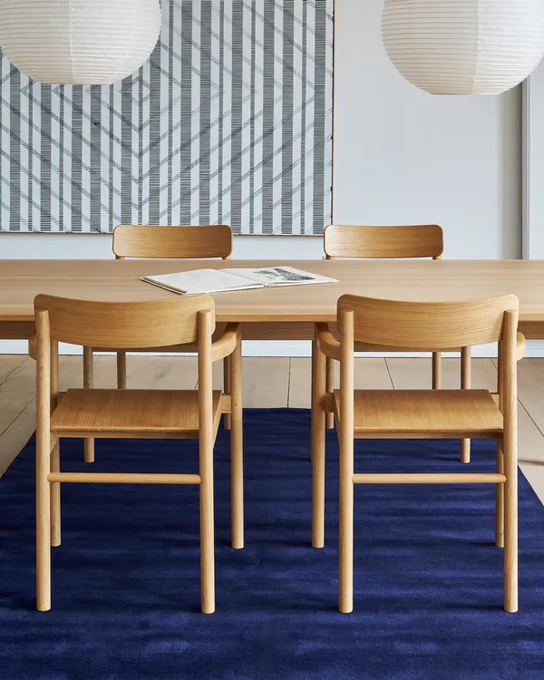 Earth Bamboo Matto 200x300 cm Vibrant Blue