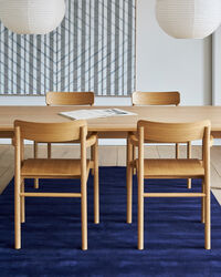 Earth Bamboo Matto 200x300 cm Vibrant Blue