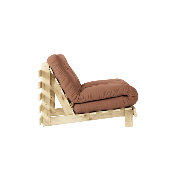 Roots 90 Loungestol Fyrretræ / Clay Brown