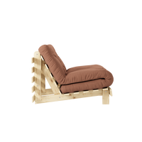Roots 90 Loungestol Fyrretræ / Clay Brown