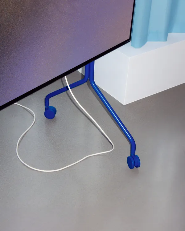 Moon Rollin' Tv Stand Ultra Marine