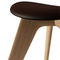 Slab Ottoman Naturlig / Choko Leather