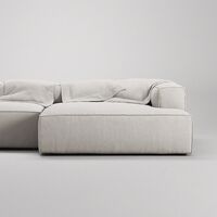 Grand Kolmipaikkainen Sohva leposohva Oikea Moon White