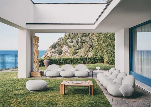 Pacha Outdoor Ottoman Limonta Lorkey 40 Moss Green Fod