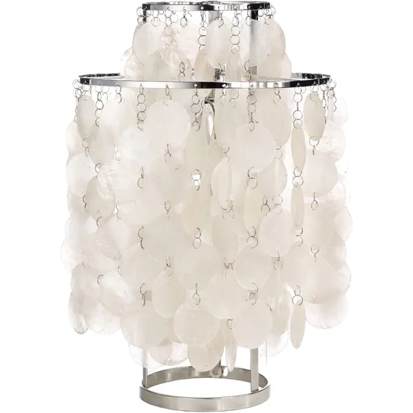 FUN 2TM Bordlampe Krom / Seashell