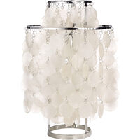 FUN 2TM Bordlampe Krom / Seashell