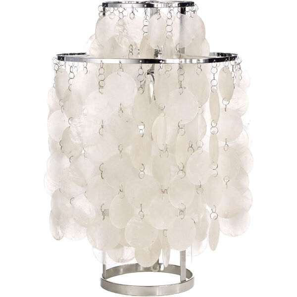 FUN 2TM Bordlampe Krom / Seashell