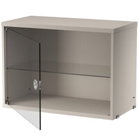 String Skap med Glassdør 30x58 cm Beige