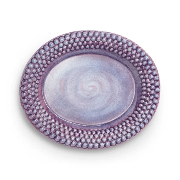 Bubbles Ovalt Fat 35 cm Lilla