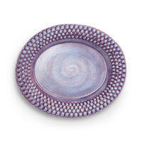 Bubbles Ovalt Fat 35 cm Lilla
