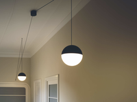 String Light Sphere Pendel 12M Dimbar Med Casambi Svart