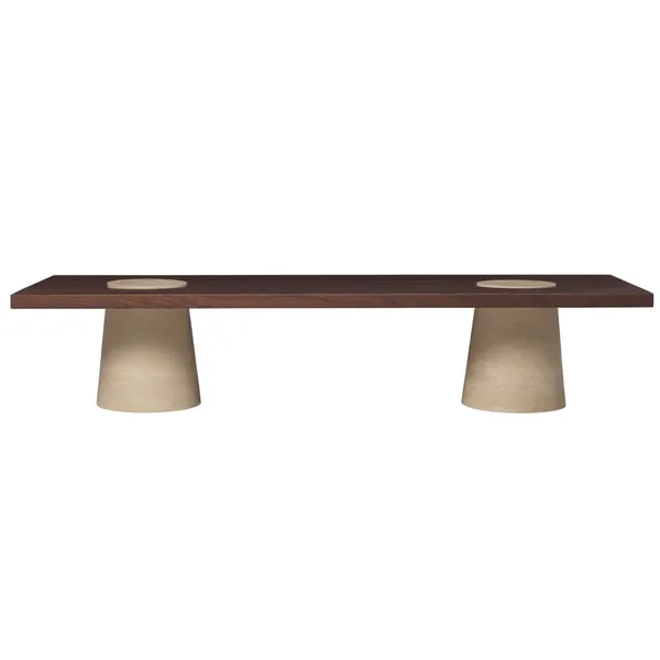 Grova Travertin Sofabord 55x155 cm