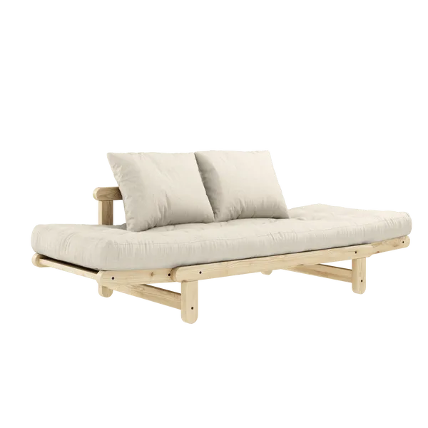 Beat Soffa Med Madrass Lackerad / Linen