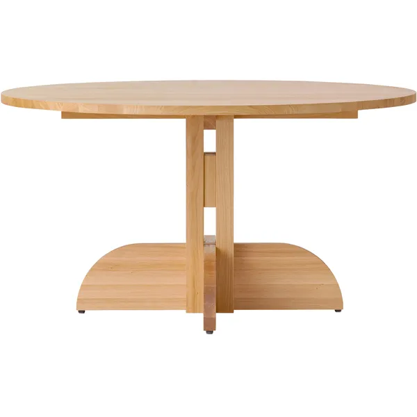 Puffin Spisebord Ø140 cm Massiv Naturlig Eik