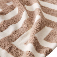 Labyrinth Pledd 150x190 cm Hvit / Beige