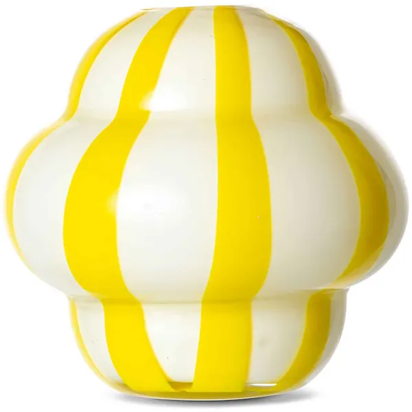 Curlie Vase Beige / Brun