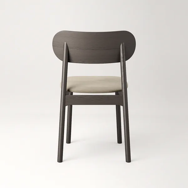 Elephant Stol Mörk Ek / Beige Sammet