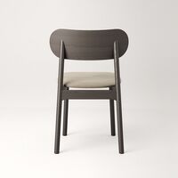 Elephant Stol Mörk Ek / Beige Sammet