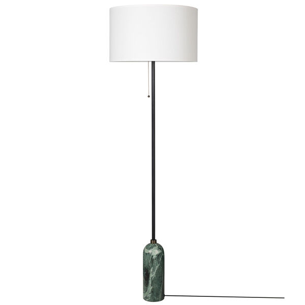 Gravity Floor Lamp White / Emerald