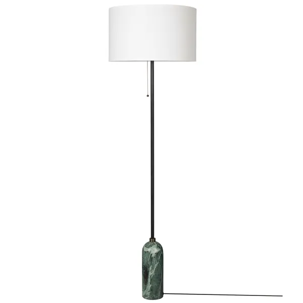 Gravity Floor Lamp White / Emerald