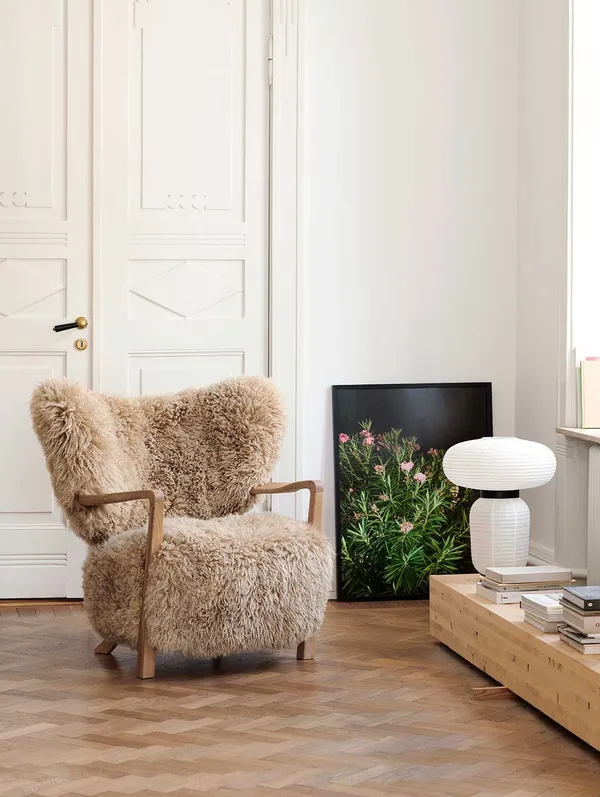 Wulff ATD2 Loungestol Eik / Sheepskin Honey