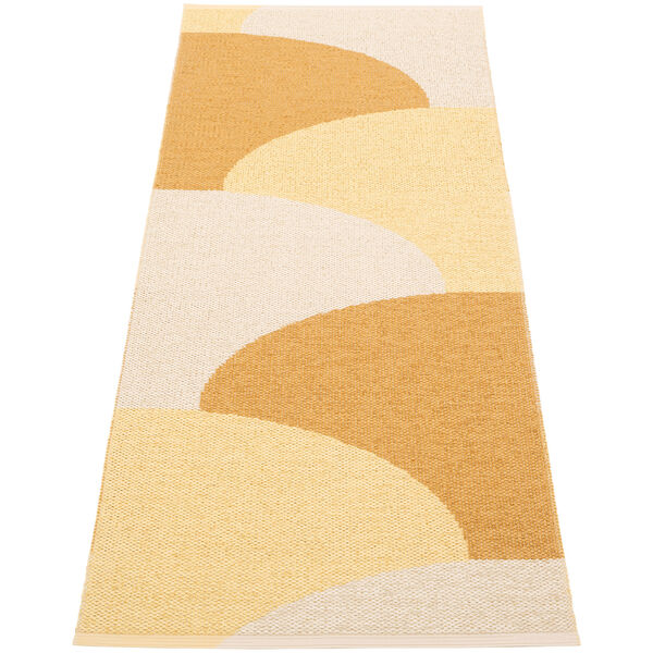 Hill Teppe 70x180 cm Ochre / Pale Yellow / Cream