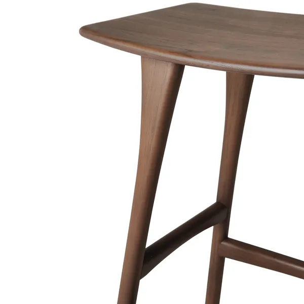 Osso Barstol 65 cm Sortbejdset Teak