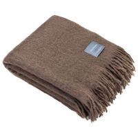 Mohair Pledd 130x170 cm Mocca