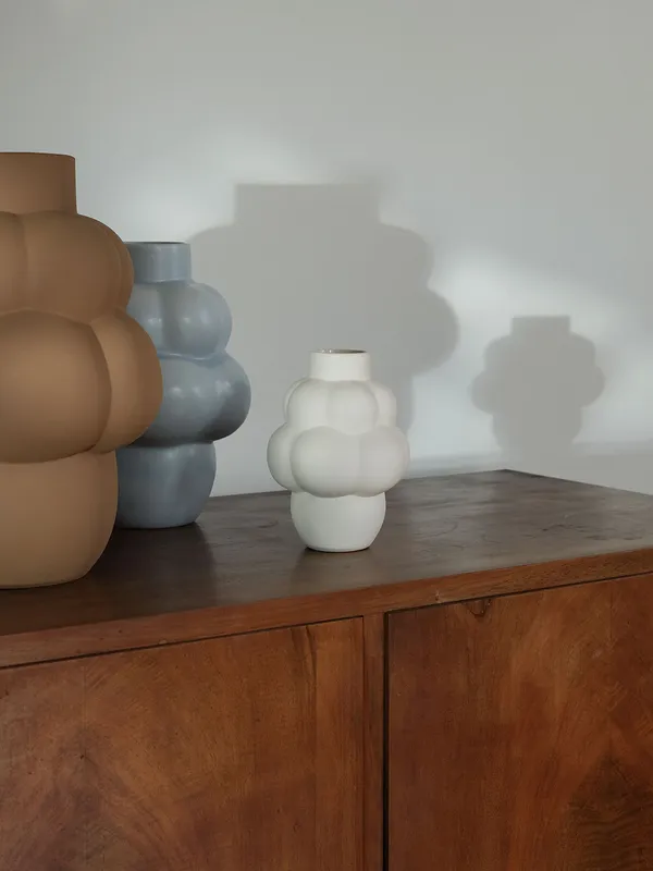 Balloon 04 Vase Petit Raw White