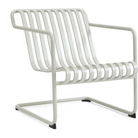 Palissade Cantilever Lounge Chair Low Sky grey powder coated steel