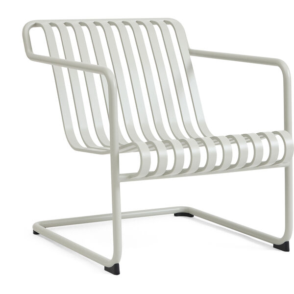 Palissade Cantilever Lounge Chair Low Sky grey powder coated steel