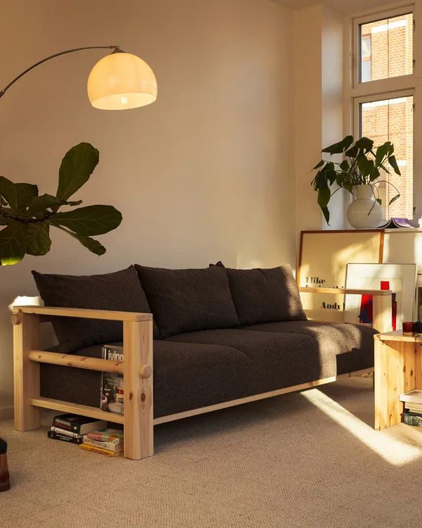 Bare Sofa Bed Raw / Mellow Brown
