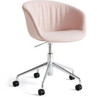 AAC53 Soft Stol 5 star swivel Aluminium / Mode Petal