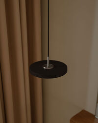 Asteria Micro Pendel Sort / Stål