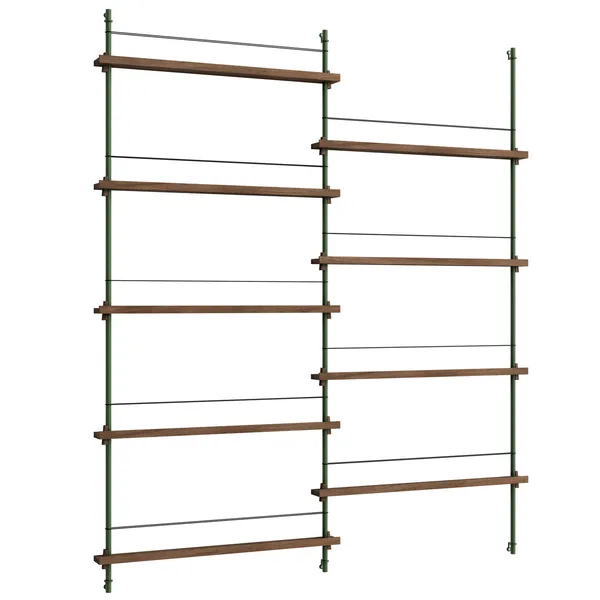 Magazine Hylly 162x188 cm Tammi/Vihreä