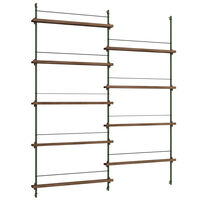 Magazine Hylly 162x188 cm Tammi/Vihreä