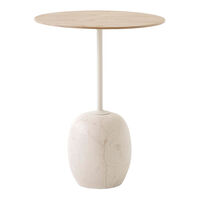 Lato LN8 Bord 40 cm Lakkert Eik / Crema Diva Marble