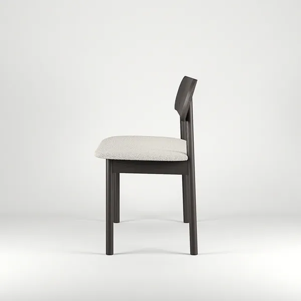Elephant Bänk Smoked Oak / White Boucle