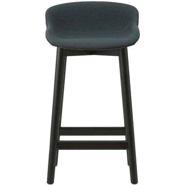 Hyg Barstol 65 cm Mörkgrå / Svart Ek