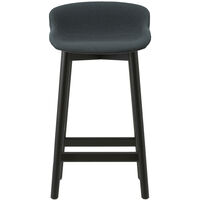 Hyg Barstol 65 cm Mörkgrå / Svart Ek